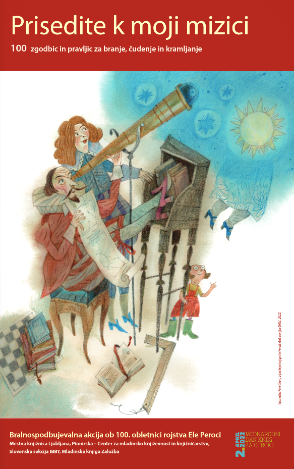 prisedite k moji mizici Prisedite k moji mizici - plakat bralnospodbujevalne akcije