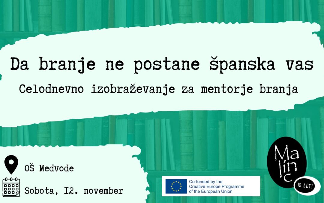 Da branje ne postane španska vas