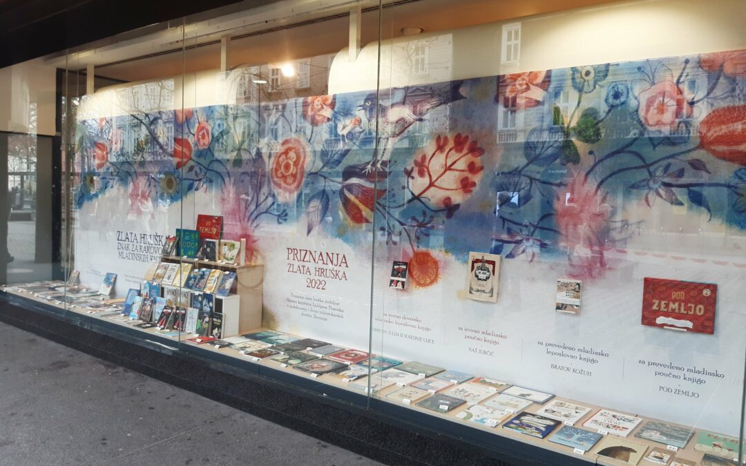 Zlate hruške v najlepši izložbi mesta