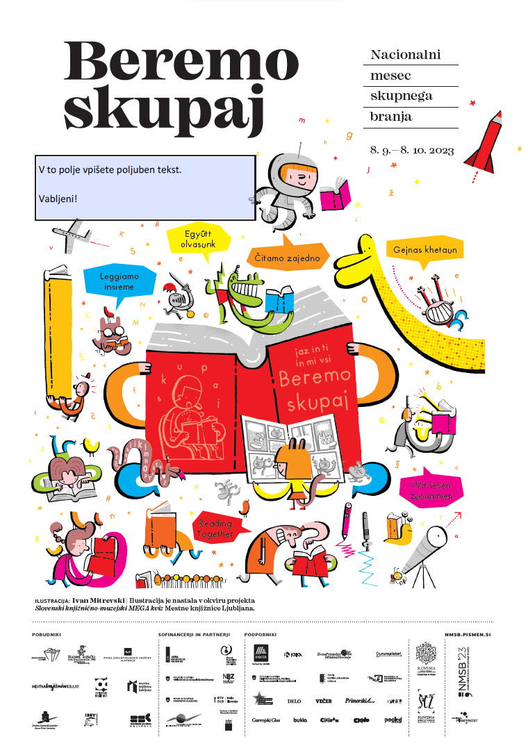 Plakat s poljubno vsebino - pokončni