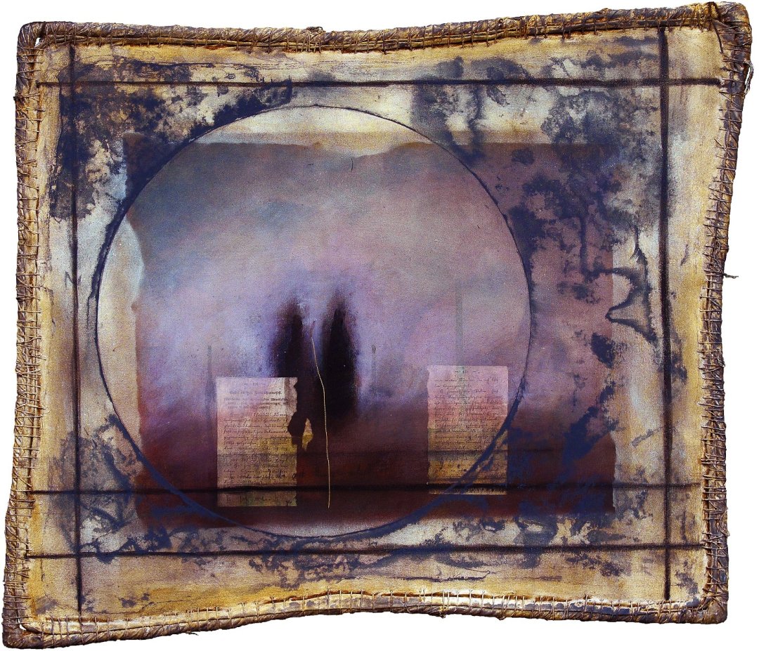 Natalija Šeruga Golob_Cinis Cereneum_UGM maribor Natalija Šeruga Golob, Cinis Cinereum (Akkad), 2014, akril na platnu, 67 × 78 cm, last avtorice, foto: Milan Golob